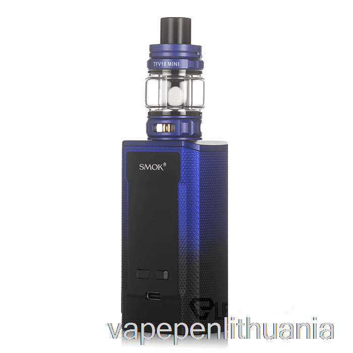 Smok R-kiss 2 200w Starter Kit Black Blue Vape Liquid